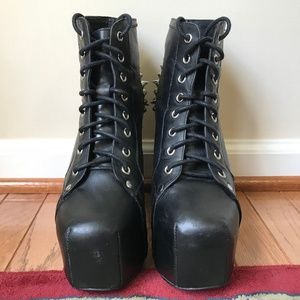 Jeffrey Campbell Spiked Lita | Black | Size 9